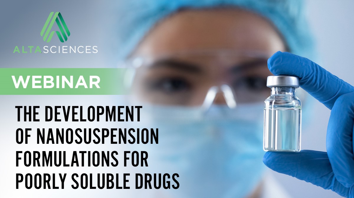 Webinar - The Development of Nanosuspension Formulations for Poorly Soluble Drugs