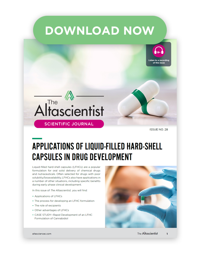 The Altascientist issue 28 - Liquid-Filled Capsules